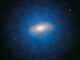 Künstlerische Darstellung der Milchstraßen-Galaxie und ihres Halos aus Dunkler Materie. (Credits: ESO / L. Calçada)