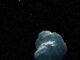 Illustration eines transneptunischen Objekts. (Credits: Artwork Credit: NASA, ESA, and G. Bacon (STScI); Science Credit: NASA, ESA, and C. Fuentes (Harvard-Smithsonian Center for Astrophysics))