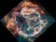 Der Supernova-Überrest Cassiopeia A, aufgenommen vom James Webb Space Telescope. (Credits: NASA, ESA, CSA, D. D. Milisavljevic (Purdue), T. Temim (Princeton), I. De Looze (Ghent University). Image Processing: J. DePasquale (STScI))