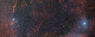Der Supernova-Überrest RCW 86 ist das Relikt einer im Jahr 185 beobachteten Supernova. (Credit: CTIO / NOIRLab / DOE / NSF / AURA; T.A. Rector (University of Alaska Anchorage / NSF’s NOIRLab), J. Miller (Gemini Observatory / NSF’s NOIRLab), M. Zamani & D. de Martin (NSF’s NOIRLab))