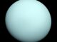 Der Eisriese Uranus, aufgenommen im Jahr 1986 von der Raumsonde Voyager 2. (Credits: NASA / JPL-Caltech)
