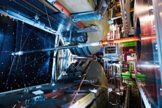 Der LHCb-Detektor. (Credits: CERN)