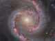 Hubble-Aufnahme der Spiralgalaxie NGC 1566. (Credits: ESA / Hubble & NASA, D. Calzetti and the LEGUS team, R. Chandar)