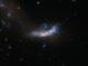 Hubble-Aufnahme der kleinen Galaxie UGC 5189A. (Credits: ESA / Hubble & NASA, A. Filippenko)