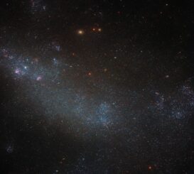 Hubble-Aufnahme der irregulären Galaxie ESO 245-5. (Credits: ESA / Hubble & NASA, M. Messa)