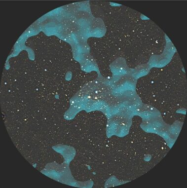 Dunkle Materie in der Region des Coma-Galaxienhaufens. Die Verteilung der Dunklen Materie (Dunkelgrün) ist auf ein Bild des Galaxienhaufens vom Subaru-Teleskop gelegt. (Credit: HyeongHan et al.) Dunkle Materie in der Region des Coma-Galaxienhaufens. Die Verteilung der Dunklen Materie (Dunkelgrün) ist auf ein Bild des Galaxienhaufens vom Subaru-Teleskop gelegt. (Credit: HyeongHan et al.)