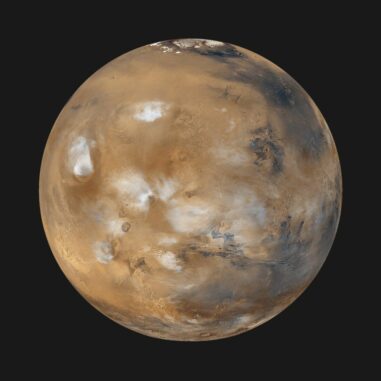 Der Mars, aufgenommen von der Raumsonde Mars Global Surveyor. (Credits: NASA / JPL / MSSS) Der Mars, aufgenommen von der Raumsonde Mars Global Surveyor. (Credits: NASA / JPL / MSSS)