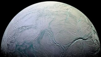 Der Saturnmond Enceladus. (Credits: NASA / JPL)